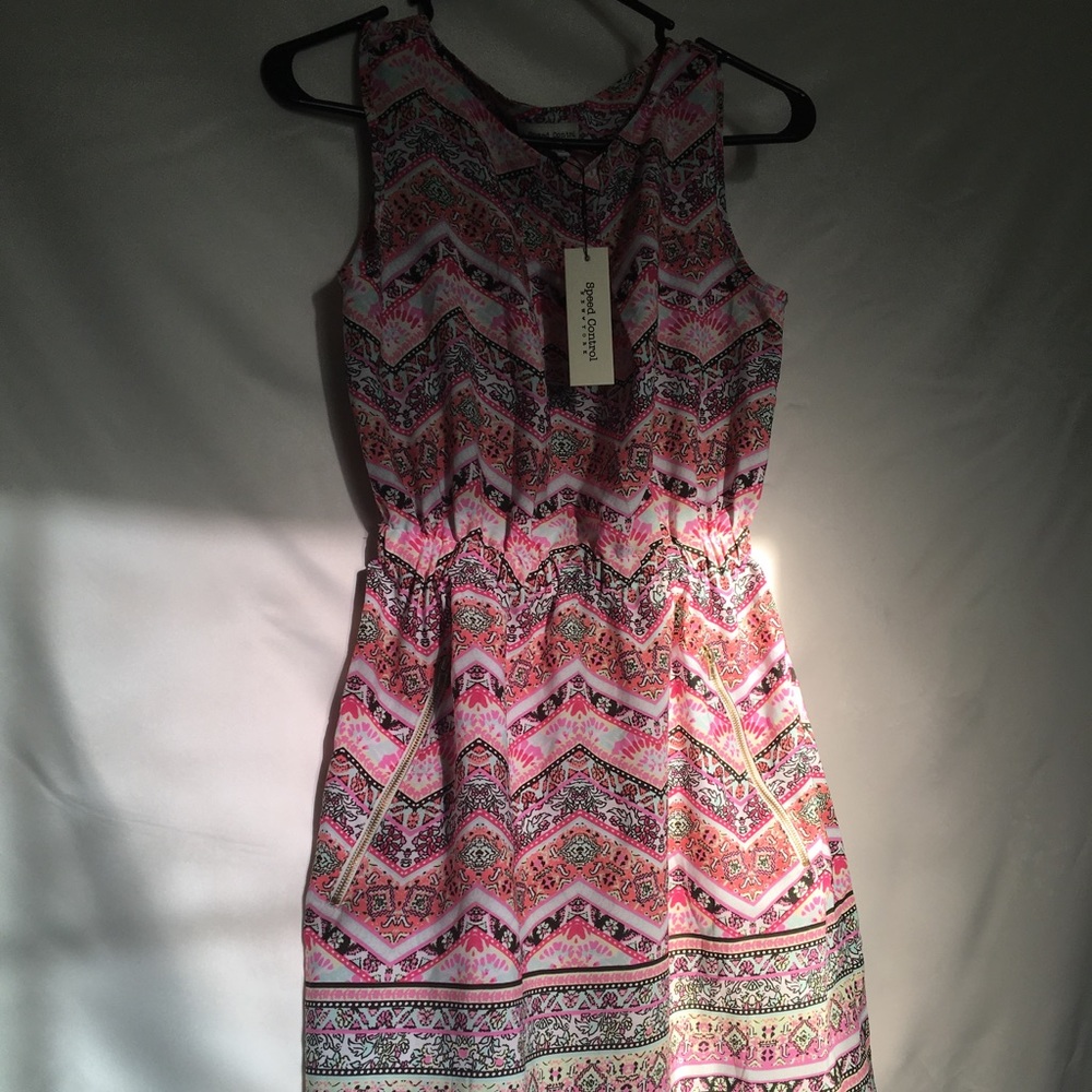 NEW Pink patterned dress